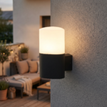 Aplique de pared exterior en aluminio gris oscuro E27 IP44 - Imagen 4