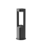 Baliza exterior GX53 IP44 gris oscuro 500mm aluminio - Imagen 4