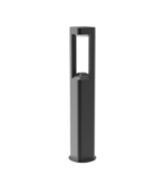 Baliza exterior GX53 IP44 gris oscuro 800mm aluminio - Imagen 3