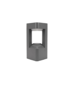 Aplique de pared exterior GX53 IP44 gris oscuro aluminio 250mm - Imagen 4