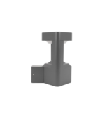 Aplique de pared exterior GX53 IP44 gris oscuro aluminio 250mm - Imagen 3