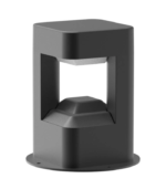 Sobremuro exterior GX53 IP44 gris oscuro aluminio 200mm - Imagen 3