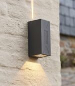 Aplique de pared LED exterior 6.5W 3000K IP54 doble emisión gris oscuro - Imagen 2