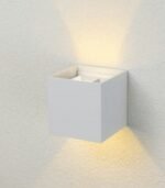 Aplique de pared LED exterior 6.5W 3000K IP54 ajustable doble emisión blanco - Imagen 3