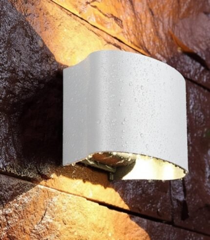 Aplique de pared LED exterior 6.5W 3000K IP54 doble emisión blanco