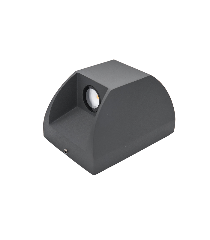 Aplique de pared LED exterior 6.5W 3000K IP54 doble emisión 350lm gris oscuro - Imagen 4