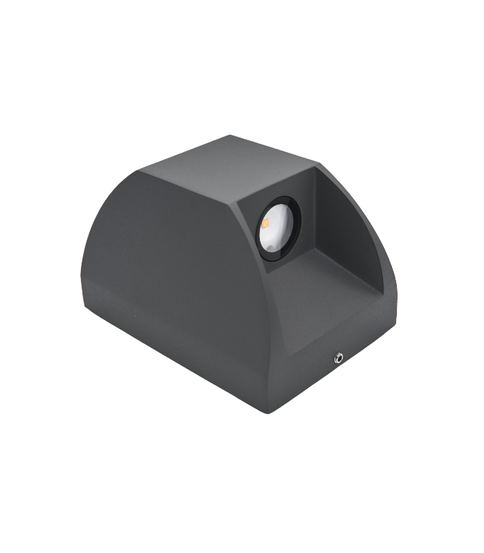 Aplique de pared LED exterior 6.5W 3000K IP54 doble emisión 350lm gris oscuro - Imagen 5