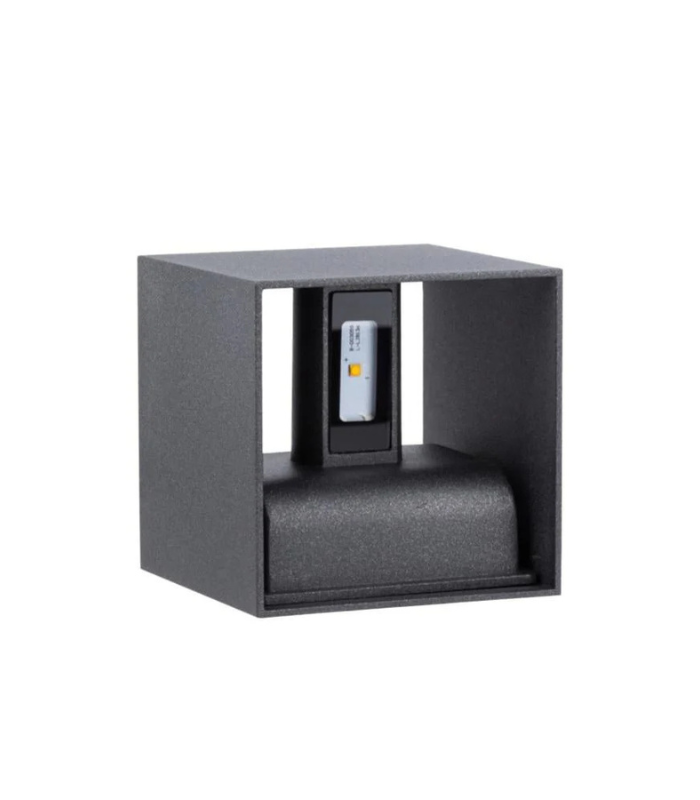 Aplique de pared LED exterior 6.5W 3000K IP54 doble emisión negro mate - Imagen 3