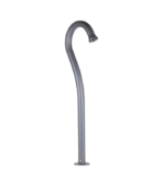 Baliza LED exterior 7W 3000K 200lm IP54 gris oscuro 80cm curva - Imagen 4