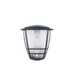 Aplique de pared exterior E27 IP44 aluminio gris oscuro - Imagen 2