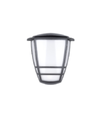 Aplique de pared exterior E27 IP44 aluminio gris oscuro - Imagen 2