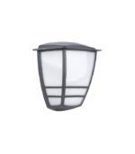 Aplique de pared exterior E27 IP44 aluminio gris oscuro - Imagen 3