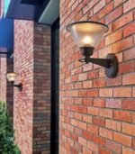 Aplique de pared exterior E27 IP54 aluminio gris - Imagen 2