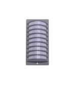 Aplique de pared exterior E27 IP54 aluminio gris oscuro - Imagen 2