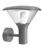 Aplique de pared exterior E27 IP54 aluminio gris oscuro - Imagen 2
