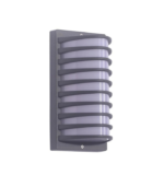Aplique de pared exterior E27 IP54 aluminio gris oscuro - Imagen 3