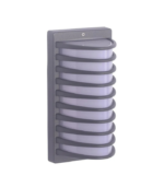 Aplique de pared exterior E27 IP54 aluminio gris oscuro - Imagen 4