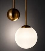 Aplique de pared interior G9 latón IP20 diseño moderno Ø120 - Imagen 2