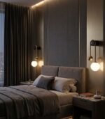 Aplique de pared interior G9 latón IP20 diseño moderno Ø120 - Imagen 4