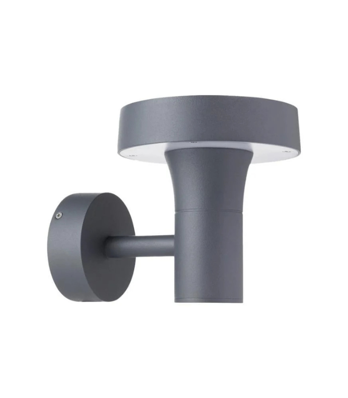 Aplique de pared LED exterior 12.5W 3000K IP65 500lm gris oscuro - Imagen 4