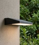 Aplique de pared LED exterior 13W 3000K IP65 490lm gris oscuro