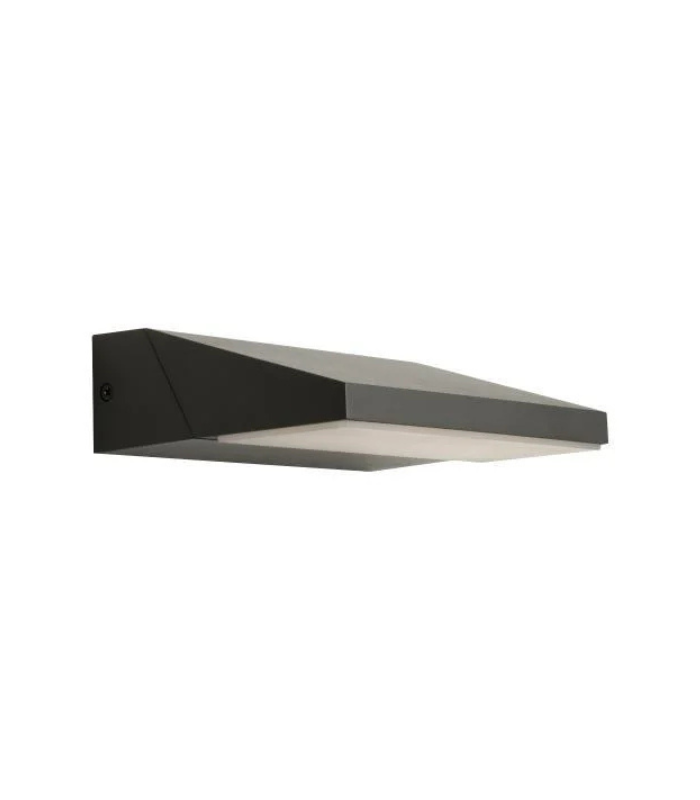 Aplique de pared LED exterior 13W 3000K IP65 490lm gris oscuro - Imagen 2