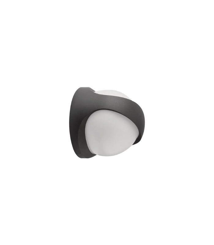 Aplique de pared LED exterior 13W 4000K IP65 750lm gris oscuro - Imagen 3