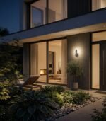 Aplique de pared LED exterior 7W 3000K IP65 530lm gris oscuro
