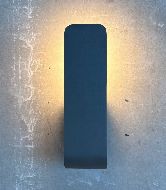 Aplique de pared LED exterior 7W 3000K IP65 530lm gris oscuro - Imagen 3
