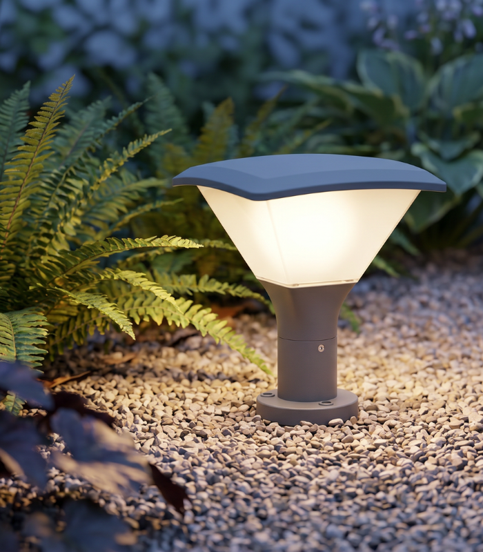 baliza_jardin_exterior_e27_ip54_278mm_aluminio_gris_oscuro_1 Baliza de jardín exterior E27 IP54 278mm aluminio gris oscuro - Imagen 1