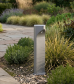 Baliza de jardín exterior LED 11W 4000K 800lm IP65 aluminio gris oscuro 500mm