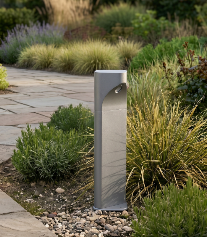 baliza_jardin_led_11w_4000k_800lm_ip65_500mm_aluminio_1 Baliza de jardín exterior LED 11W 4000K 800lm IP65 aluminio gris oscuro 500mm - Imagen 1