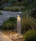 Baliza de jardín exterior LED 11W 4000K 800lm IP65 aluminio gris oscuro 500mm - Imagen 2