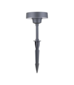 Baliza de jardín exterior LED 12.5W 3000K 445lm IP65 aluminio gris oscuro con pincho - Imagen 3