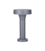 Baliza de jardín exterior LED 12.5W 3000K 600lm IP65 aluminio gris oscuro 300mm - Imagen 2
