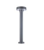 Baliza de jardín exterior LED 12.5W 3000K 600lm IP65 aluminio gris oscuro 600mm - Imagen 4