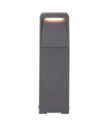 Baliza de jardín exterior LED 13W 3000K 250lm IP65 aluminio gris oscuro 300mm - Imagen 2