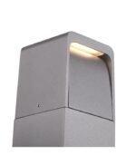 Baliza de jardín exterior LED 13W 3000K 250lm IP65 aluminio gris oscuro 300mm - Imagen 5