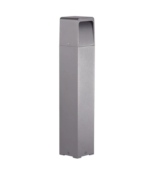 Baliza de jardín exterior LED 13W 3000K 250lm IP65 aluminio gris oscuro 500mm - Imagen 4