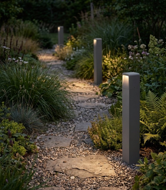 baliza_jardin_led_13w_3000k_250lm_ip65_800mm_aluminio_gris_oscuro_1 Baliza de jardín exterior LED 13W 3000K 250lm IP65 aluminio gris oscuro 800mm - Imagen 1