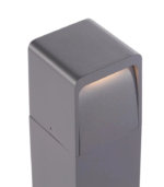 Baliza de jardín exterior LED 13W 3000K 250lm IP65 aluminio gris oscuro 800mm - Imagen 6
