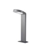 Baliza de jardín exterior LED 7W 3000K 270lm IP54 aluminio gris oscuro 500mm - Imagen 2