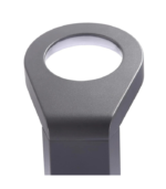 Baliza de jardín exterior LED 7W 3000K 270lm IP54 aluminio gris oscuro 500mm - Imagen 5