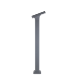 Baliza de jardín exterior LED 8W 3000K 750lm IP65 CRI95 aluminio gris oscuro 800mm - Imagen 2
