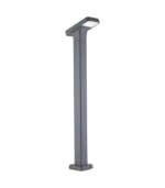 Baliza de jardín exterior LED 8W 3000K 750lm IP65 CRI95 aluminio gris oscuro 800mm - Imagen 4