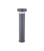 Baliza LED exterior 12.5W 3000K 790lm IP65 gris oscuro 60cm - Imagen 3