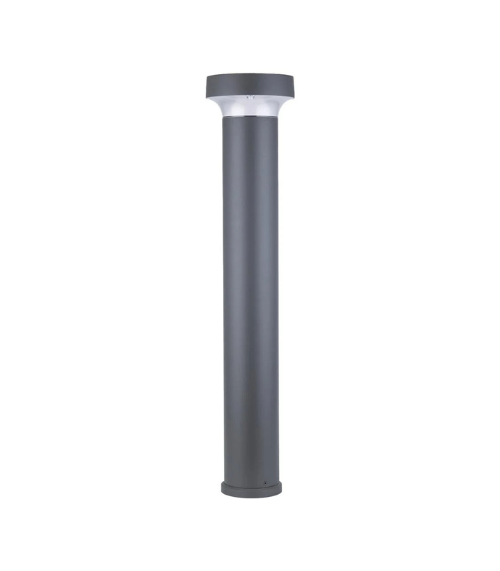 Baliza LED exterior 12.5W 3000K 790lm IP65 gris oscuro 80cm - Imagen 3