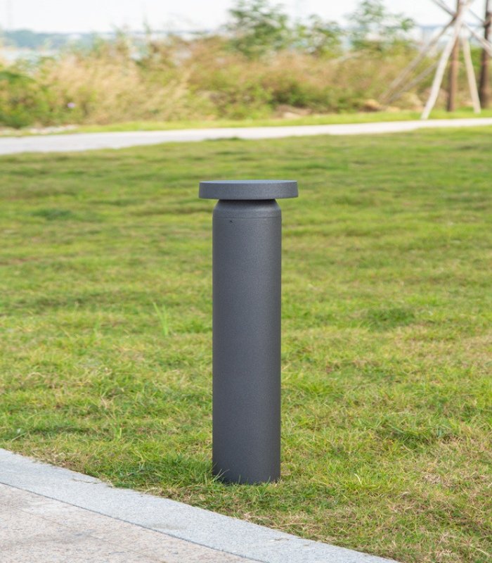 Baliza LED exterior 13W 3000K 220lm IP54 gris oscuro 60cm - Imagen 2