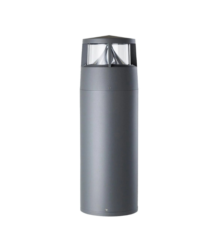 Baliza LED exterior 13W 3000K 590lm IP65 gris oscuro 60cm - Imagen 4