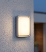 Luminaria de superficie LED exterior 12W 3000K IP65 840lm gris oscuro